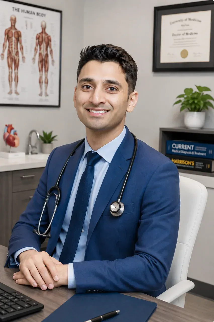 ZamZam Health doctor in a welcoming clinic office